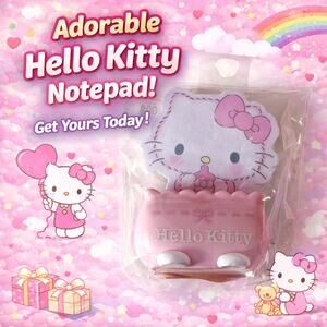 Sanrio Hello Kitty Mini Notepad Set NEW